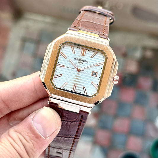 Patek Philippe Cubitus Leather Belt Brown