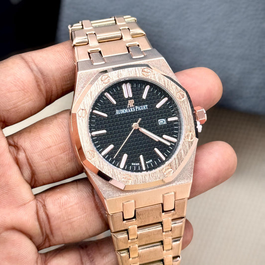 AUDEMARS PIGUET Rosegold Black Dial