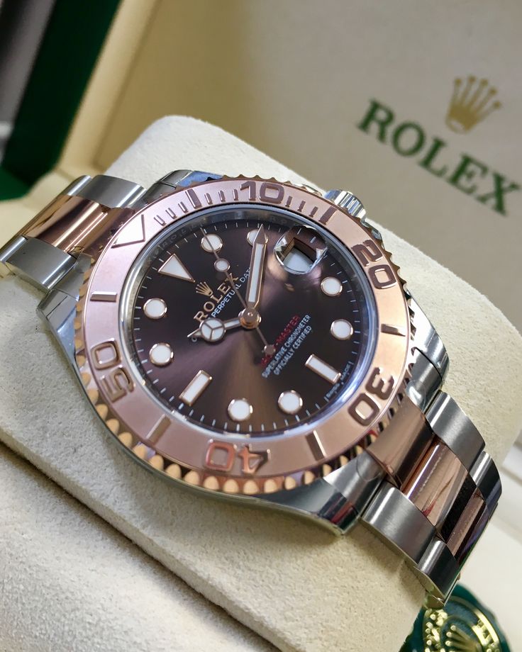 Rolex Yatch Master Chocolate Dial Rose Gold