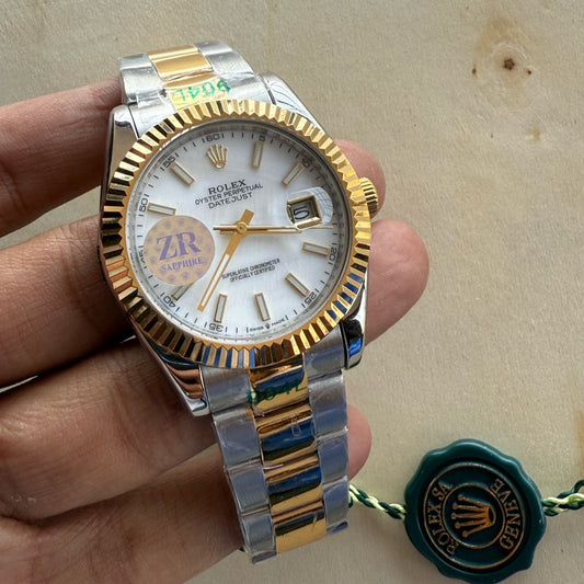 Rolex Day-Date ZR Two-Tone Silver
