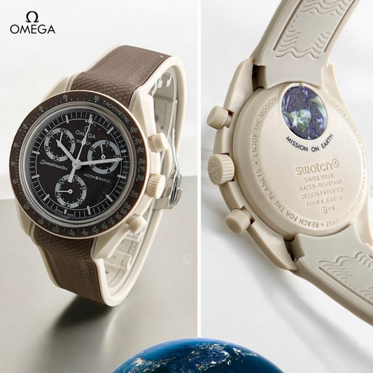 Omega Swatch All Working Chronograph (Brown)
