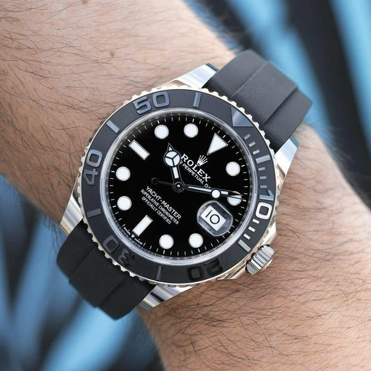 Rolex Yatch Master Silver (Silicone Strap)